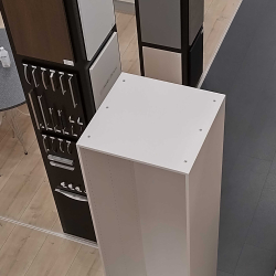 Hjskab u/lge H: 182,4 cm x D: 58,1 ( Vlg bredde under varebestilling )