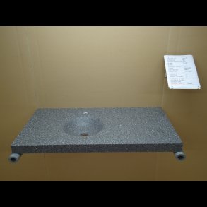 H�ndvaske B: 104,5 cm x D: 55 cm  Mat koksgr�.