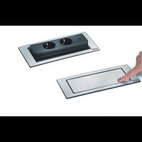 Back flip med 2 x DK-stik og 1 x USB.