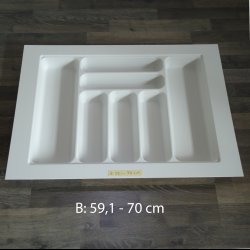 BESTIKINDSATS til 80 cm skuffe til 2 tr indsatser