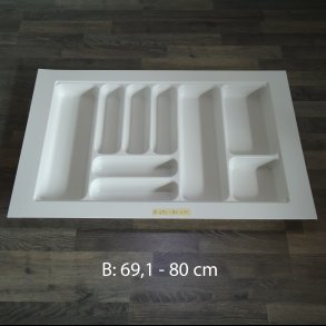 BESTIKINDSATS til 80 cm skuffe til 1 tr indsats