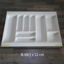 BESTIKINDSATS til 80 cm Arcitech skuffe til 1 tr indsats