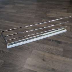 Hndkldeudtrk med 3 arme i krom 