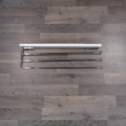 Hndkldeudtrk med 3 arme i krom 