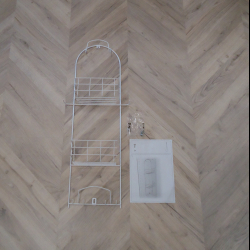 Slangeholder / kosteskabsindsat i hvid