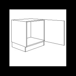 10 STK. Underskab med lge H: 70,4 X B: 50 x D: 60 cm ( med gratis forsendelse )