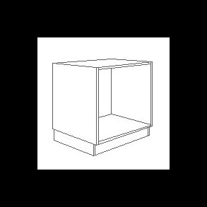 10 STK. Underskab u/lge H: 70,4 X B: 60 x D: 58,1 cm ( med gratis forsendelse )